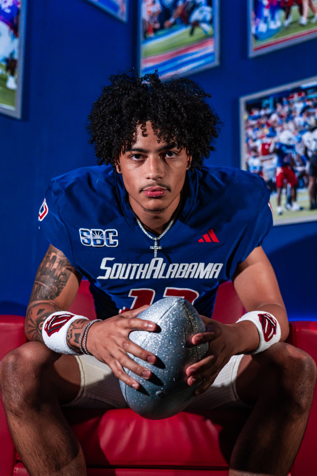 Silver football
